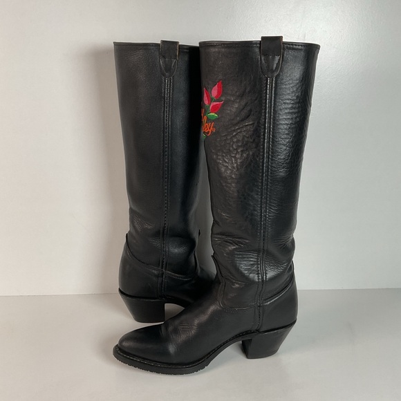Lady Harley Davidson Motorcycle Boots | Tall | USA Made | Black | Women’s 7 M - Picture 16 of 16